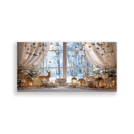 Capa Painel Retangular Sublimado - Fundo Fotografico Natal