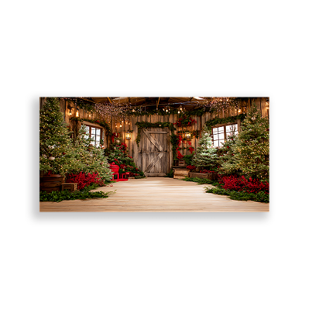 Capa Painel Retangular Sublimado - Fundo Fotografico Natal