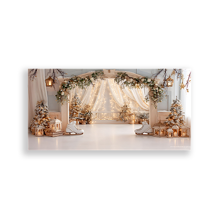 Capa Painel Retangular Sublimado - Fundo Fotografico Natal