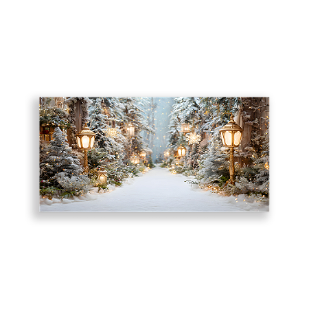 Capa Painel Retangular Sublimado - Fundo Fotografico Natal