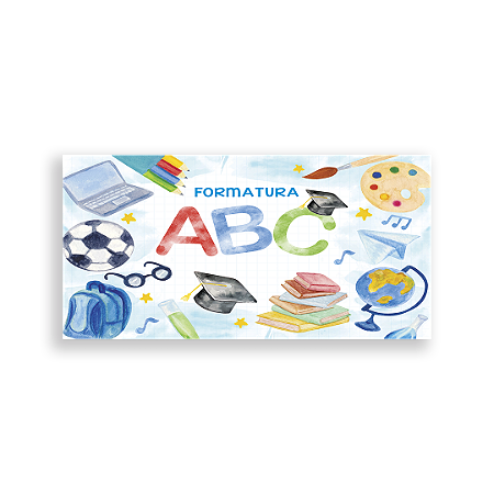 Capa Painel Retangular Sublimado - Formatura ABC