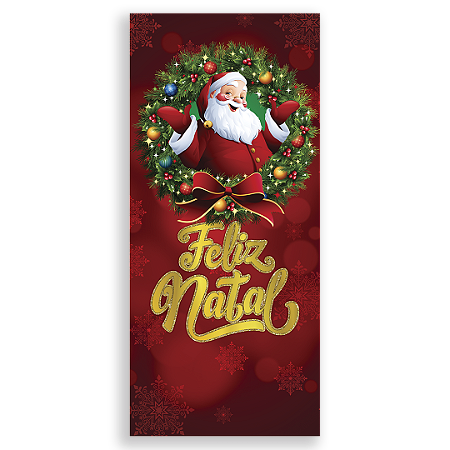 Capa Decorativa Porta Sublimação 3D - Porta de Natal