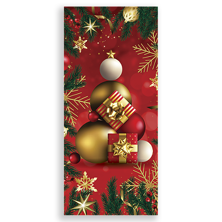 Capa Decorativa Porta Sublimação 3D - Porta de Natal