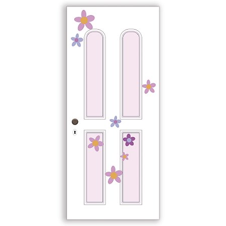 Capa Decorativa Porta Sublimação 3D - Porta Monstros SA Boo