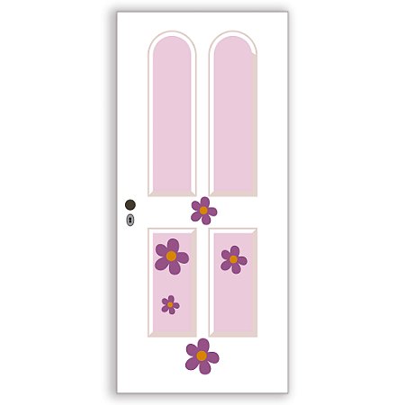 Capa Decorativa Porta Sublimação 3D - Porta Monstros SA Boo