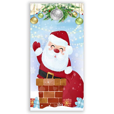 Capa Decorativa Porta Sublimação 3D - Porta Natal