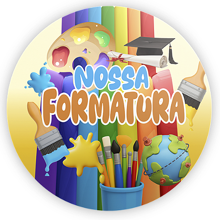 Mini Painel Sublimado 3D - Formatura Abc