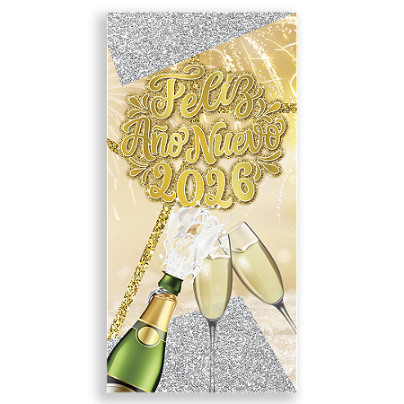 Capa Faixa Lateral Sublimado - Año Nuevo ES