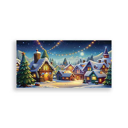 Capa Painel Retangular Sublimado - Fundo Fotografico Natal