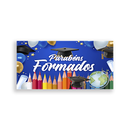 Capa Painel Retangular Sublimado - Formatura Abc