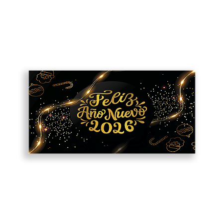 Capa Painel Retangular Sublimado - Año Nuevo ES