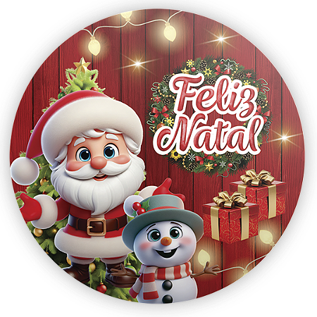 Capa Mini Painel Sublimado - Natal