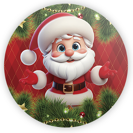 Capa Mini Painel Sublimado - Natal