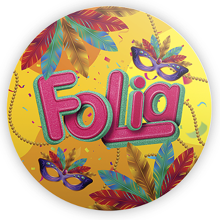 Capa Mini Painel Sublimado - Carnaval