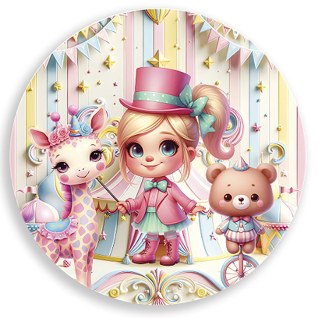 Capa Mini Painel Sublimado - Circo