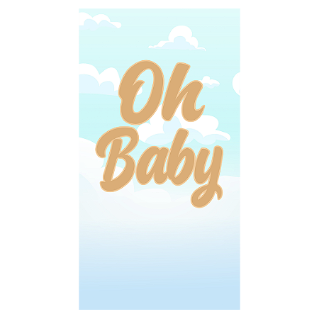 Capa Faixa Lateral Sublimado - Urso Oh Baby