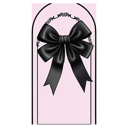 Capa Faixa Lateral Sublimado - Laço Rosa