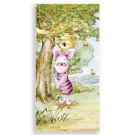 Capa Faixa Lateral Sublimado - Ursinho Pooh