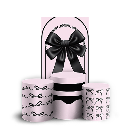 Capas Faixa Lateral e Trio Cilindro Sublimado Vest Facil - Laço Rora