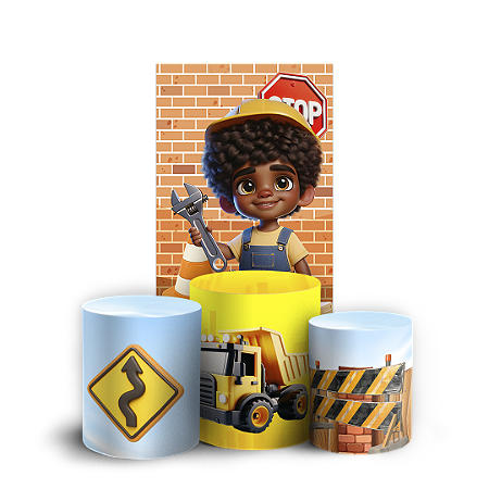 Capas Faixa Lateral e Trio Cilindro Sublimado Vest Facil - Construção