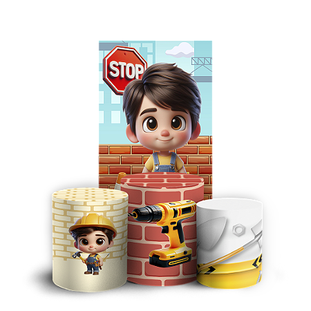 Capas Faixa Lateral e Trio Cilindro Sublimado Vest Facil - Construção