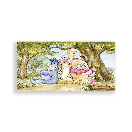 Capa Painel Retangular Sublimado - Ursinho Pooh