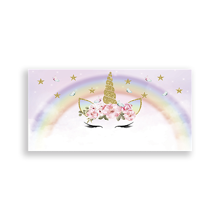 Capa Painel Retangular Sublimado - Unicornio