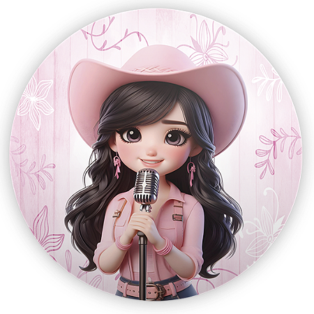 Capa Mini Painel Sublimado - Ana Castela Boiadeira