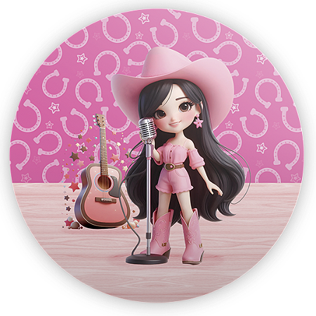 Capa Mini Painel Sublimado - Ana Castela Boiadeira