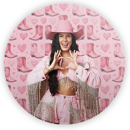 Capa Mini Painel Sublimado - Ana Castela Boiadeira