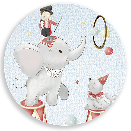 Capa Mini Painel Sublimado - Circo