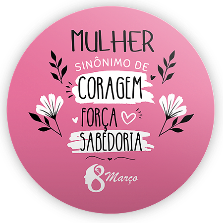 Capa Mini Painel Sublimado - Dia da Mulher