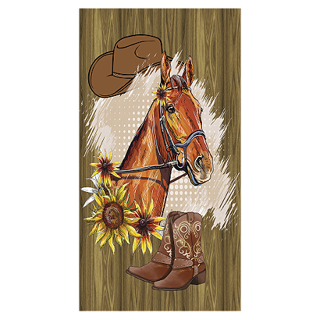 Capa Faixa Lateral Sublimado - Cavalo