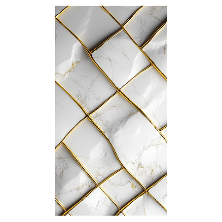 Capa Faixa Lateral Sublimado - Marmore Dourado