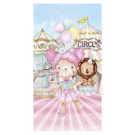 Capa Faixa Lateral Sublimado - Circo