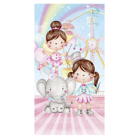 Capa Faixa Lateral Sublimado - Circo