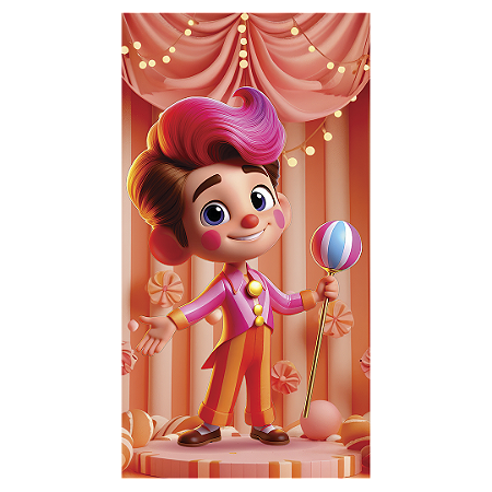 Capa Faixa Lateral Sublimado - Circo