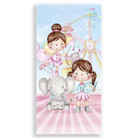 Capa Faixa Lateral Sublimado - Circo