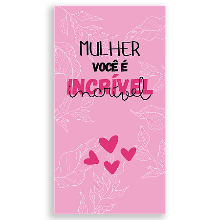 Capa Faixa Lateral Sublimado - Dia da Mulher