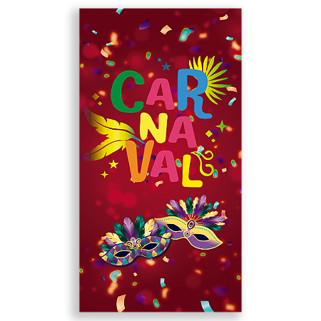 Capa Faixa Lateral Sublimado - Carnaval