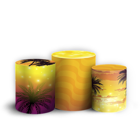 Capas Trio Cilindro Sublimado Vest Facil - Tardezinha