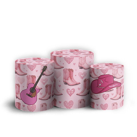 Capas Trio Cilindro Sublimado Vest Facil - Ana Castela Boiadeira