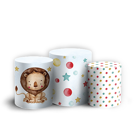 Capas Trio Cilindro Sublimado Vest Facil - Circo