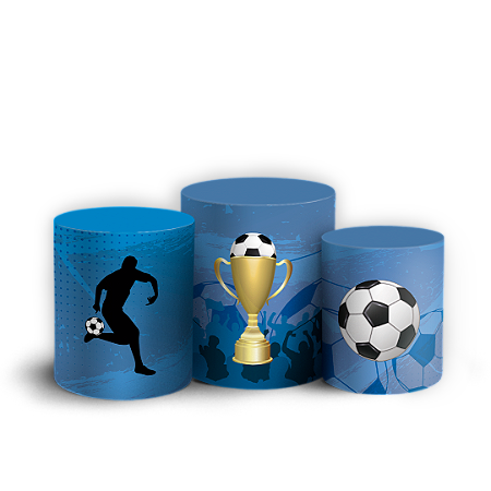 Capas Trio Cilindro Sublimado Vest Facil - Futebol