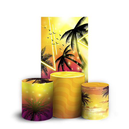 Capas Faixa Lateral e Trio Cilindro Sublimado Vest Facil - Tardezinha