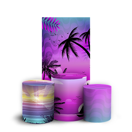 Capas Faixa Lateral e Trio Cilindro Sublimado Vest Facil - Tardezinha