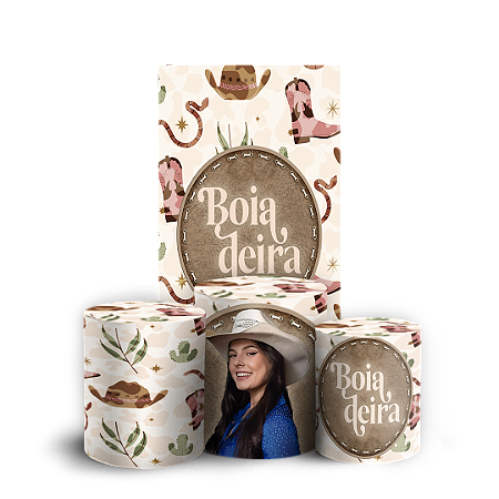 Capas Faixa Lateral e Trio Cilindro Sublimado Vest Facil - Ana Castela Boiadeira