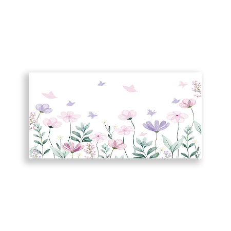 Capa Painel Retangular Sublimado - Floral