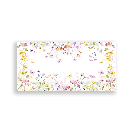 Capa Painel Retangular Sublimado - Floral