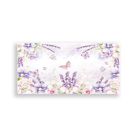 Capa Painel Retangular Sublimado - Floral